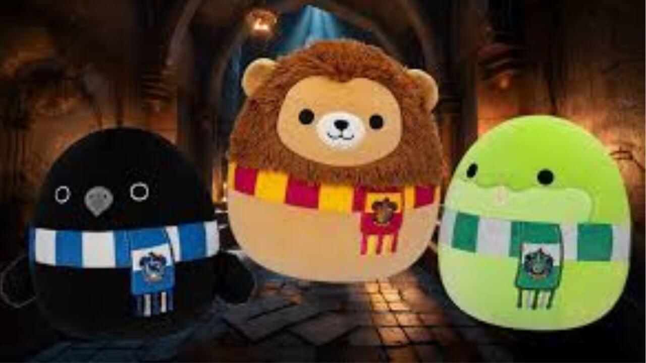 3 characters from the Harry Potter Squishmallow Squad 2023