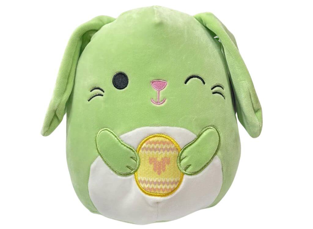 Squishmallows Hugmees Hara The Green Easter Bunny 10-Inch Plush