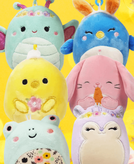 Set of 6 Easter Squishmallow Clip-Ons