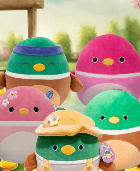 Group of Squishmallow Ducks