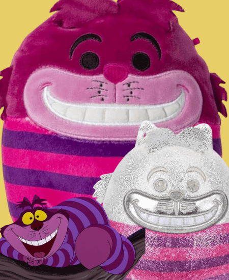 Cheshire Cat Squishmallows and Cartoon Character