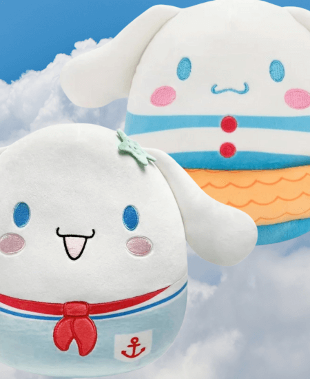 Cinnamoroll Sailor and Cinnamoroll in a Pool Floatie